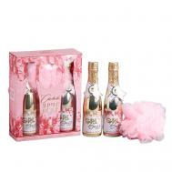 Набор "Сияй ярче всех" гель и шампунь, с ароматом шампанского Чистое счастье