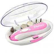 Маникюрный набор с подсветкой SA-5502P 6 насадок 4 режима SAKURA