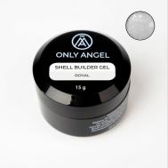 Гель  для наращивания ногтей с белой поталью ONLY ANGEL