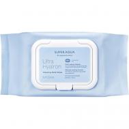 Салфетки Super Aqua Ultra Hyalron для умывания и снятия макияжа Missha