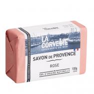Мыло туалетное прованское для тела Роза Savon de Provence Rose La Corvette