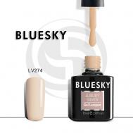Гель-лак Luxury Silver LV722 полупрозрачный для френча Bluesky