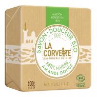 Мыло органическое для лица и тела Сладкий миндаль Marseille Sweet Almond Soap La Corvette