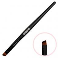 Кисть макияжная для бровей скошенная №4 Black EVABOND