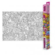 Большая раскраска Дудл Сладости ГеоДом