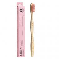 Бамбуковая зубная щетка средней жесткости JUNGLE STORY