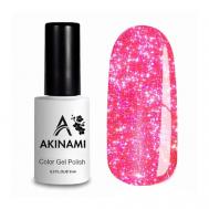 Лаковое покрытие Гель-лак светоотражающий с блестками Holiday AKINAMI