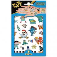 Наклейки - тату "Пираты", 3 листа Nd Play