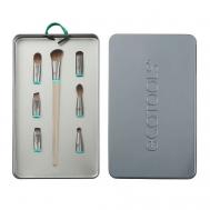 Набор кистей для макияжа глаз (7 сменных насадок и 1 ручка)  Interchangeables Total Renewal Eye Kit ECOTOOLS