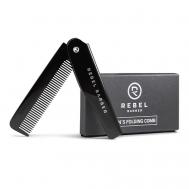 Расческа для бороды  Folding Beard Comb REBEL