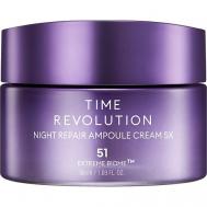 Крем для лифтинга и сияния лица Time Revolution Night Repair антиэйдж 50 Missha