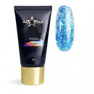 PolyGel COLOR "Black" для моделирования и укрепления ногтей ALL STAR PROFESSIONAL