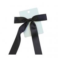 Резинка для волос с бантом Black Satin TWINKLE