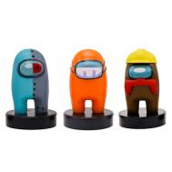 Набор фигурок-штампиков 3 серия (герой с усами) Among Us