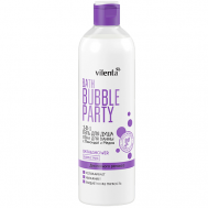 Гель для душа-пена для ванны 2-в-1 BATH BUBBLE PARTY ДЛЯ ПОЛНОГО РЕЛАКСА с Лавандой и Медом 400 Vilenta
