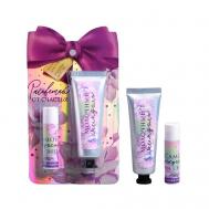 Набор "Расцветай от счастья" крем, миндаль, бальзам для губ, миндаль Чистое счастье