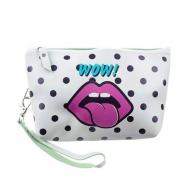 Косметичка белая с надписями Romantic Color