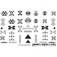 Мужской слайдер дизайн фигуры Freedecor