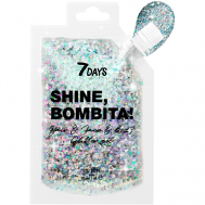 Глиттер для лица и тела, блестки SHINE BOMBITA 7Days