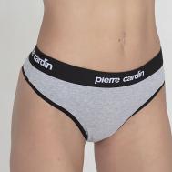 Трусы женские casual sport string серый меланж Pierre Cardin