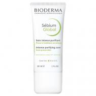 Глобаль крем для  жирной и проблемной кожи склонной к акне Sebium 30 Bioderma