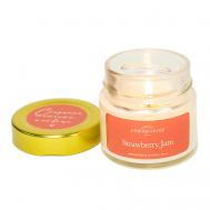 Свеча ароматическая "Клубничный джем" с деревянным фитилем 100 LIMBERGHOME DECOR