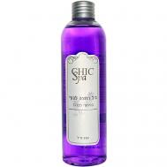 Гель для душа успокаивающий, омолаживающий Лаванда с солью Мертвого моря 250 Chic Cosmetic