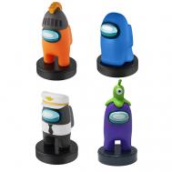 Набор штампиков 2 серия(фиолетовый,рыцарь,капитан,призрак) Among Us