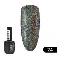 Гель лак кошачий глаз Platinum 01 Global Fashion