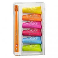 BE YOU Набор зубных паст Шесть вкусов + Зубная щетка Kids Curaprox