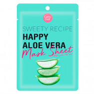 Маска тканевая для лица успокаивающая с экстрактом алоэ вера 25 CATHY DOLL