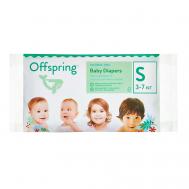 Подгузники, Travel pack, S 3-7 кг Offspring