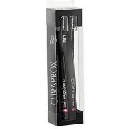 Набор зубных щеток "ultrasoft" черная Curaprox