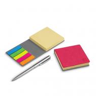 Футляр из экокожи для стикеров и стикеры двух видов Flexpocket