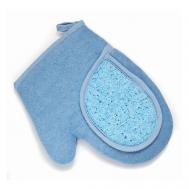 Мочалка-варежка натуральная хлопок-целлюлоза Silva