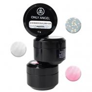 Набор гелей  для наращивания ногтей с шиммером ONLY ANGEL