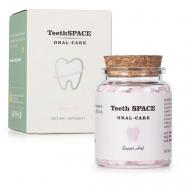 Натуральный зубной порошок в таблетках со вкусом персика, зеленого чая и мяты 65 TEETHSPACE
