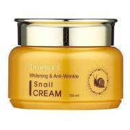 Whitening And Anti-Wrinkle Snail Cream Крем для лица с муцином улитки 100 DEOPROCE