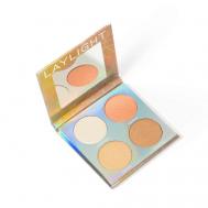 Палитра из 4 хайлайтеров Palette Laylight LAYLA