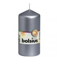 Свеча столбик Classic серебряная 254 Bolsius