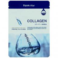 Маска для лица тканевая с коллагеном Visible Difference Mask Sheet Collagen 23 FARMSTAY