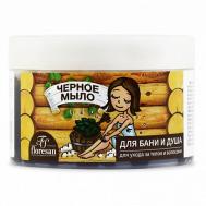 Мыло таежное для тела и волос Черное 450 Floresan