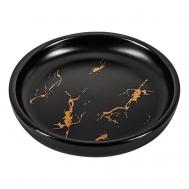 Мыльница керамическая черная LETOILE HOME