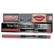 Карандаш для губ гелевый водостойкий LASTINGLINER Alvin D'or