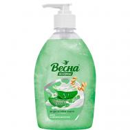 Жидкое крем-мыло алоэ и овсяное молочко 500 Весна