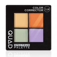 Палетка корректор цвета для лица QUAD J. CAT BEAUTY
