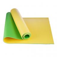 Коврик для йоги и фитнеса 6 мм + РЕМЕШОК для переноски, коврик нескользящий Original FitTools