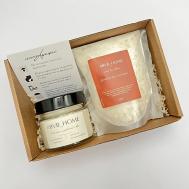 Ароматическая свеча в подарочном наборе - Домашнее печенье #BVB_HOME