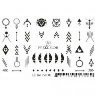 Мужской слайдер дизайн геометрия Freedecor