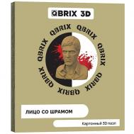 Картонный 3D конструктор Лицо со шрамом Qbrix